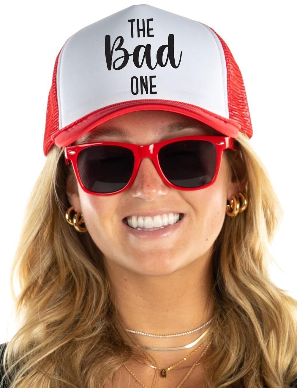 1367 Bachelorette Party Hats & Bride Sunglasses – Foam Trucker Hat Set